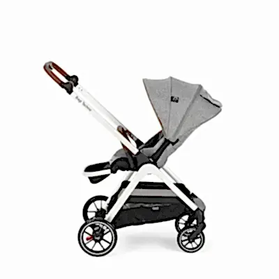 Bagi Techno Autofold Çift Yönlü Kolay Katlanabilir Bebek Arabası Gri - 7