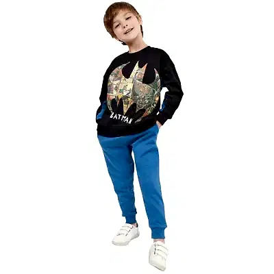 Batman Erkek Eşofman Takımı Siyah