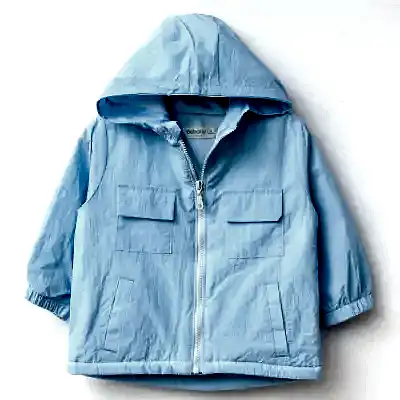 Bebolly Yağmurluk Kapaklı Cep Mavi