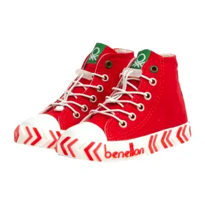 Benetton Ayakkabı Spor Patik Kırmızı