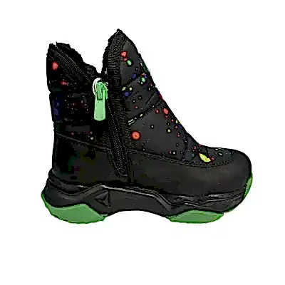 Benetton Bot Siyah - Yeşil