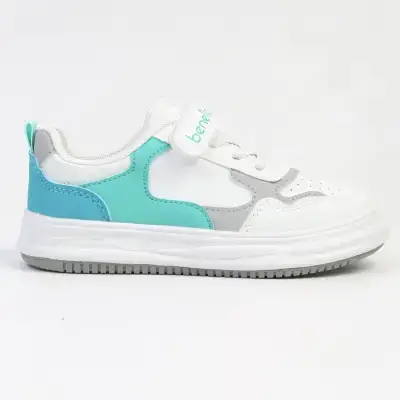 Benetton Çocuk Ayakkabısı Spor Beyaz - Gri