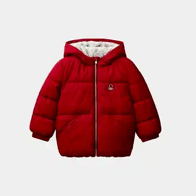 Benetton Erkek Bebek Mont Kırmızı
