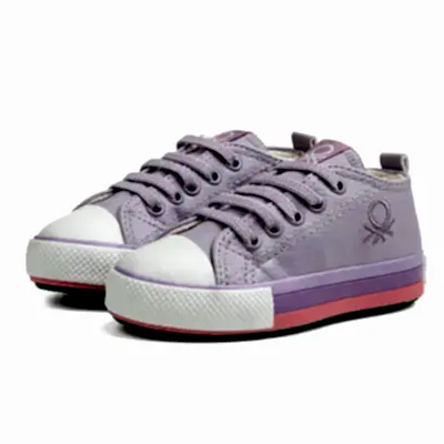 Benetton Kız Ayakkabı Spor Patik Büyük Lila