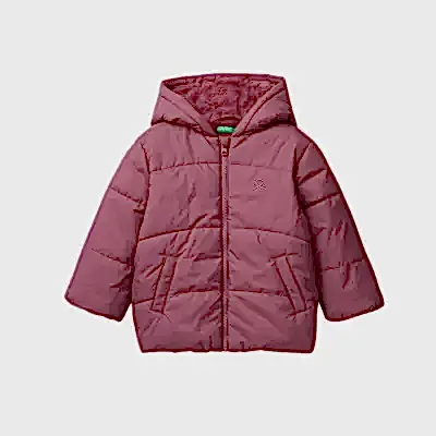 Benetton Kız Bebek Mont Pembe