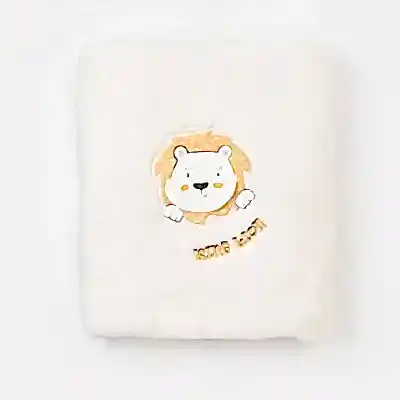 Bibaby Erkek Havlu Welsoft King Lion Ekru