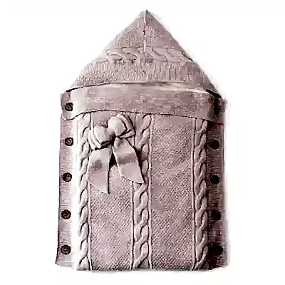 Bibaby Kız Kundak Triko Fiyonklu Pembe