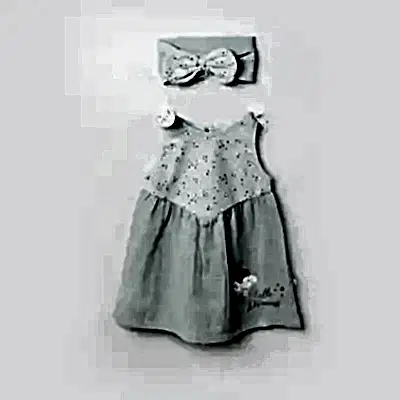 Bibaby Kız Organik Elbise Pretty Ears Bunny Mint