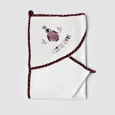 Bibaby Kız Organik Havlu Little Love Rose Dry