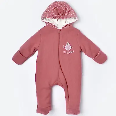 Bibaby Kız Organik Kozmonot Tulum Elyaflı Little Love Rose Dry 