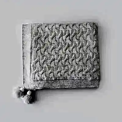 Bibaby Unisex Battaniye Hasır Triko Gri