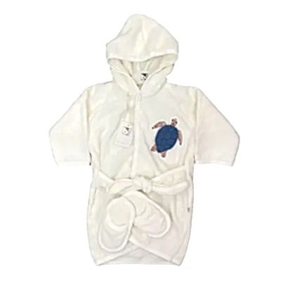 Bibaby Unisex Bornoz Caretta İndigo