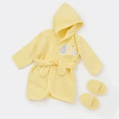 Bibaby Unisex Bornoz Takımı Fruit Friends Sarı