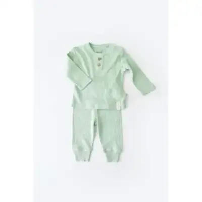 Bibaby Unisex Organik 2li Takım Relax Modal Yeşil