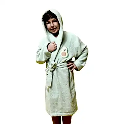 Bibaby Unisex Organik Bornoz Avokado Yeşil