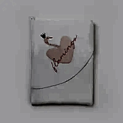 Bibaby Unisex Organik Havlu Örme Lovely Flamingo Ekru - Pembe