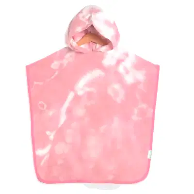 Bibaby Unisex Organik Havlu Panço Summer Gül Kurusu