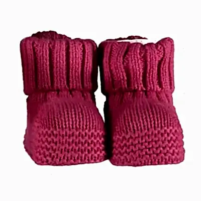 Bibaby Unisex Organik Patik Triko Colors Bordo