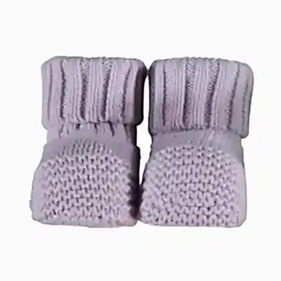 Bibaby Unisex Organik Patik Triko Colors Lila