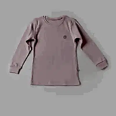 Bibaby Unisex Organik Sweatshirt Little Basic Pembe