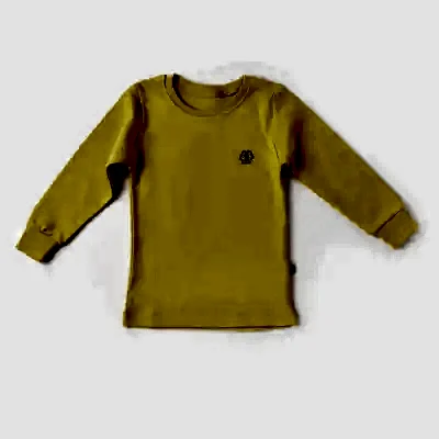 Bibaby Unisex Organik Sweatshirt Little Basic Sarı