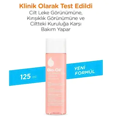 Bio-Oil Çatlak Karşıtı & Nemlendirici Cilt Bakım Yağı Yeni Formül 125 ml