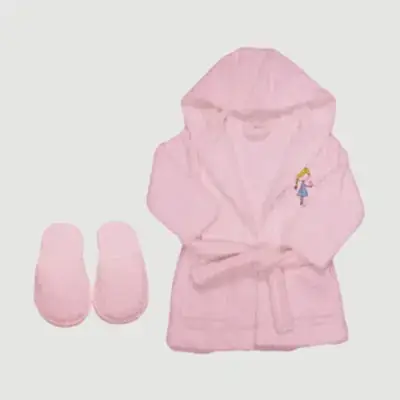 Bistyle Kız Bebek Bornoz Luluco Girl And Bird Pembe