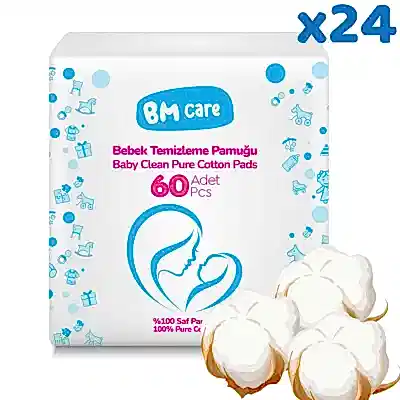 BM Care Bebek Temizleme Pamuğu 1440 Adet 24*60'lı - 5