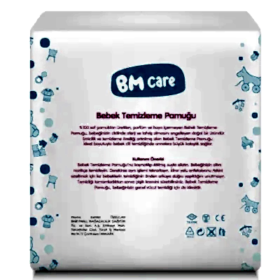 BM Care Bebek Temizleme Pamuğu 1440 Adet 24*60'lı - 7