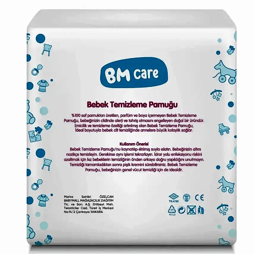 BM Care Bebek Temizleme Pamuğu 1440 Adet 24*60'lı - 7