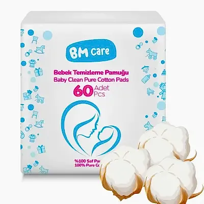 BM Care Bebek Temizleme Pamuğu 1440 Adet 24*60'lı - 8