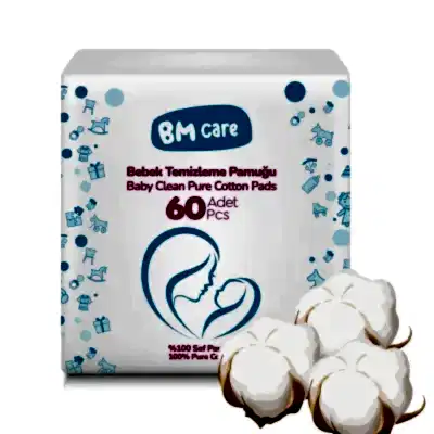 BM Care Bebek Temizleme Pamuğu 60'lı