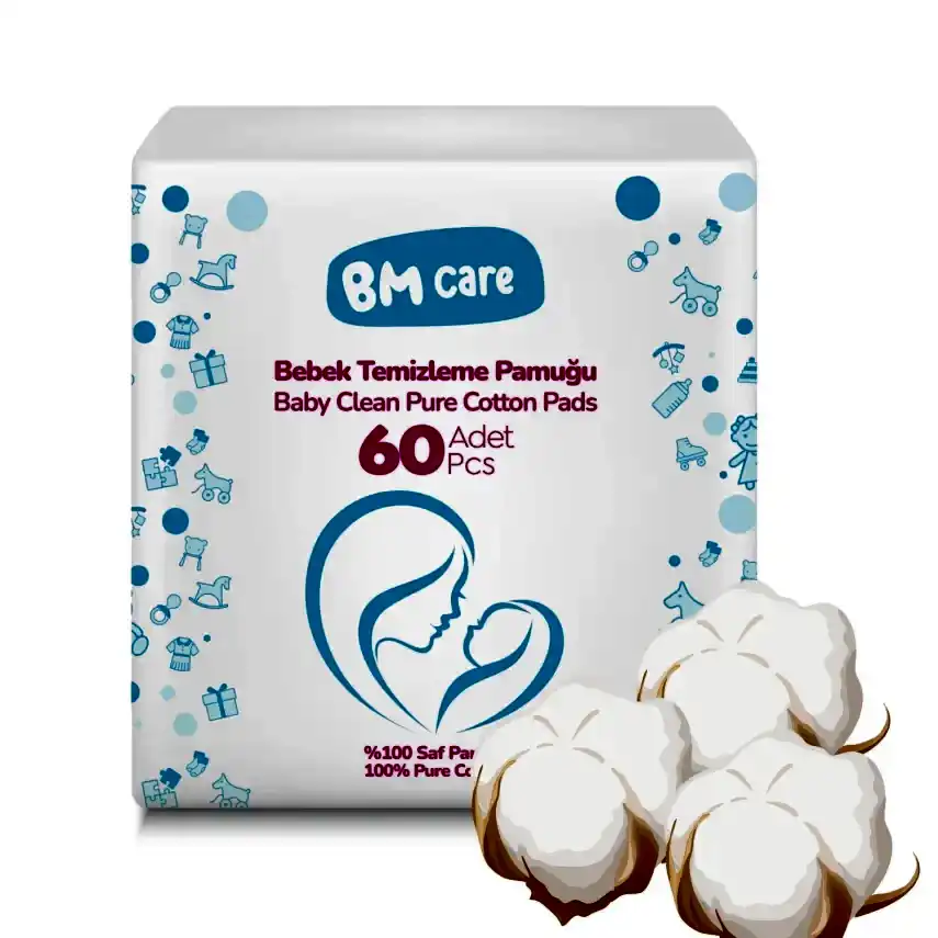 BM Care Bebek Temizleme Pamuğu 60'lı - 1