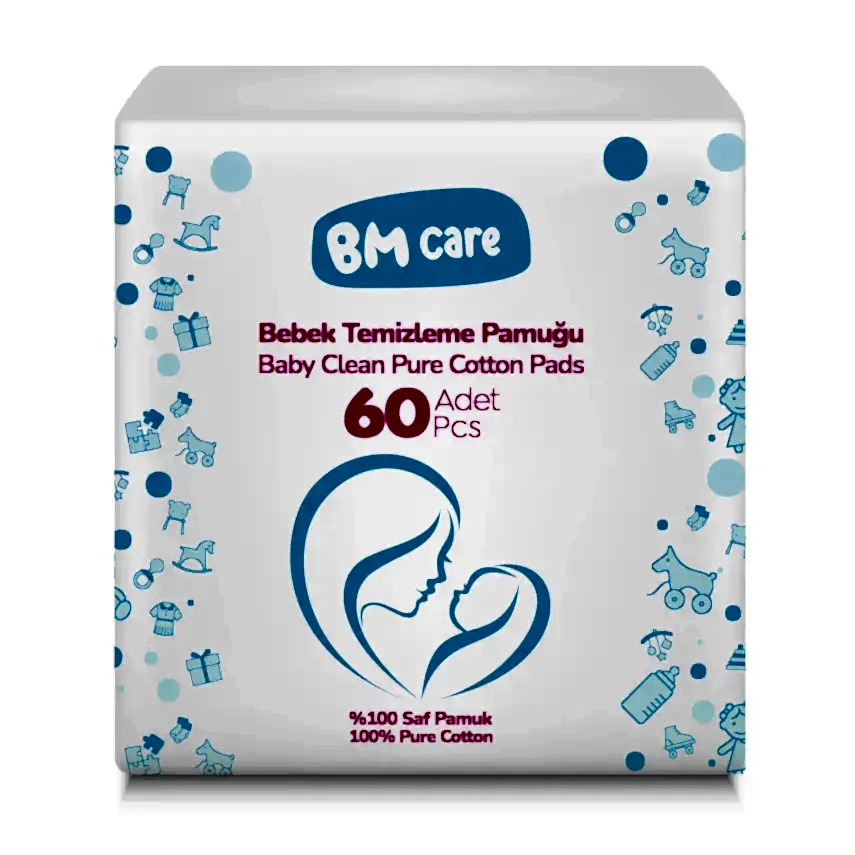 BM Care Bebek Temizleme Pamuğu 60'lı - 2