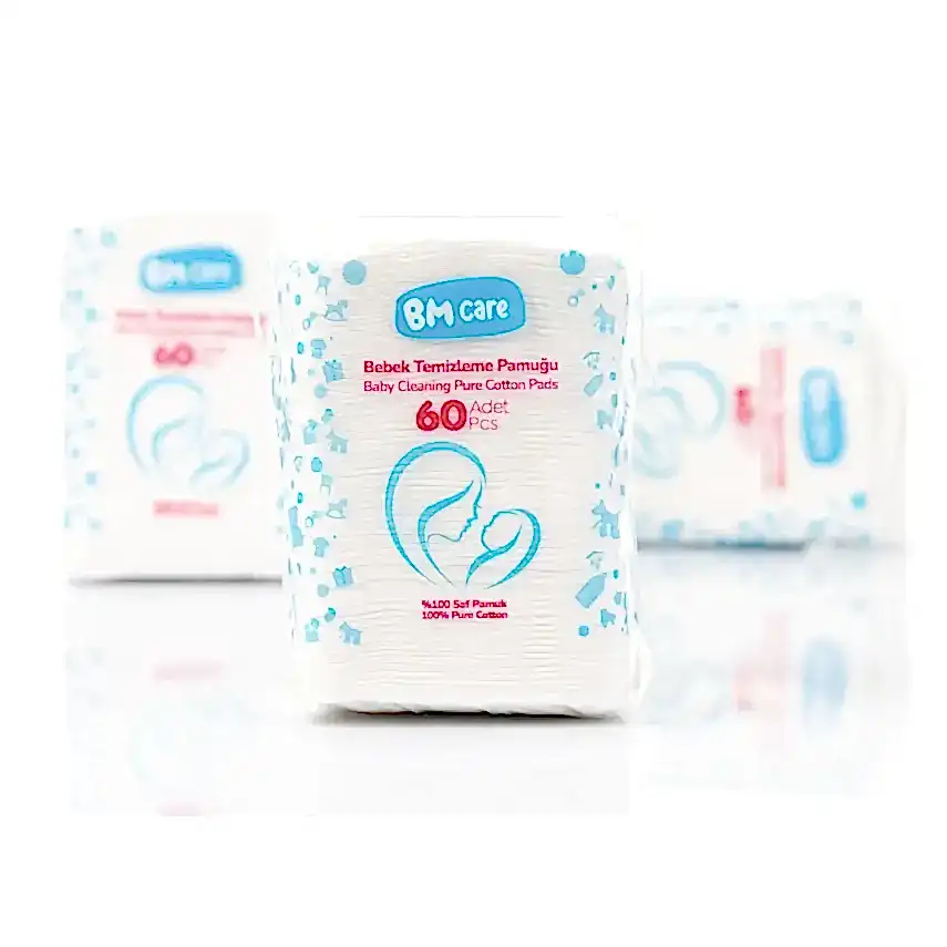 BM Care Bebek Temizleme Pamuğu 60'lı - 12