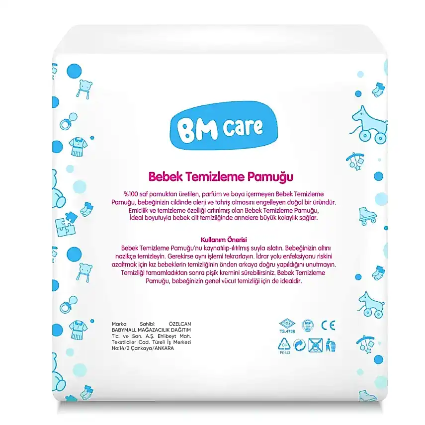 BM Care Bebek Temizleme Pamuğu 60'lı - 10