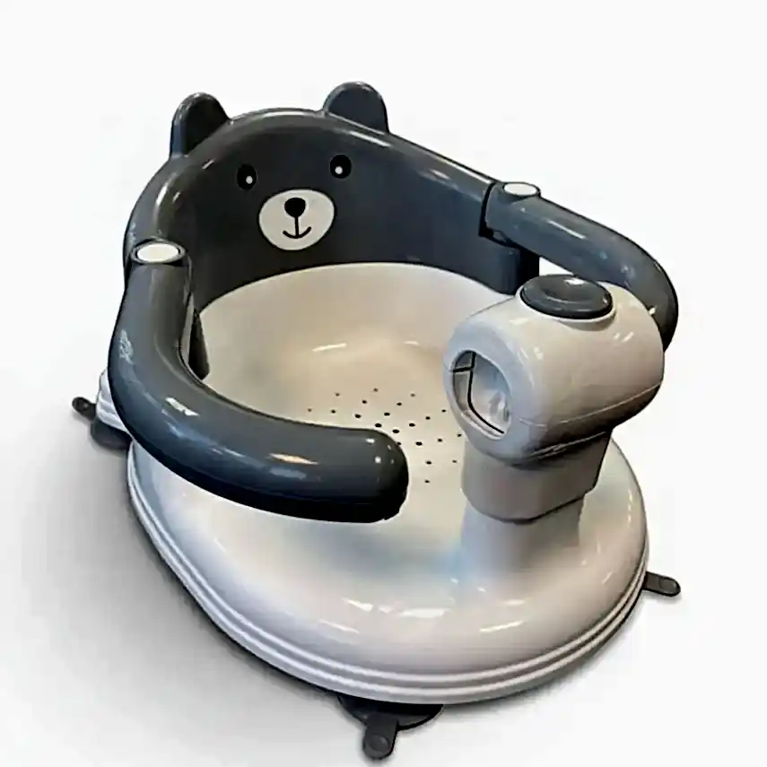 BM Care Önden Açılır Bebek Banyo&Mama Oturağı Beyaz - 6