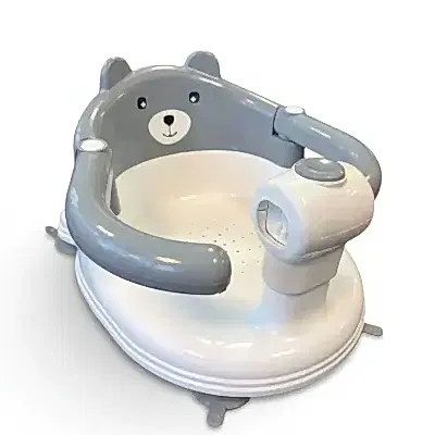 BM Care Önden Açılır Bebek Banyo&Mama Oturağı Beyaz - 8