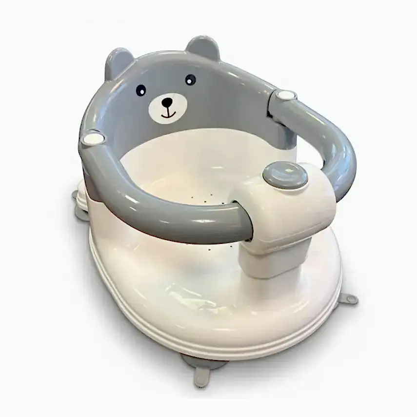 BM Care Önden Açılır Bebek Banyo&Mama Oturağı Beyaz - 1