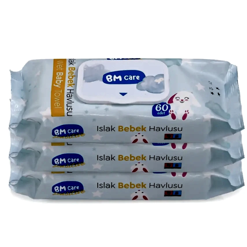 BM Care Sensitive Islak Havlu 3x60lı - 1