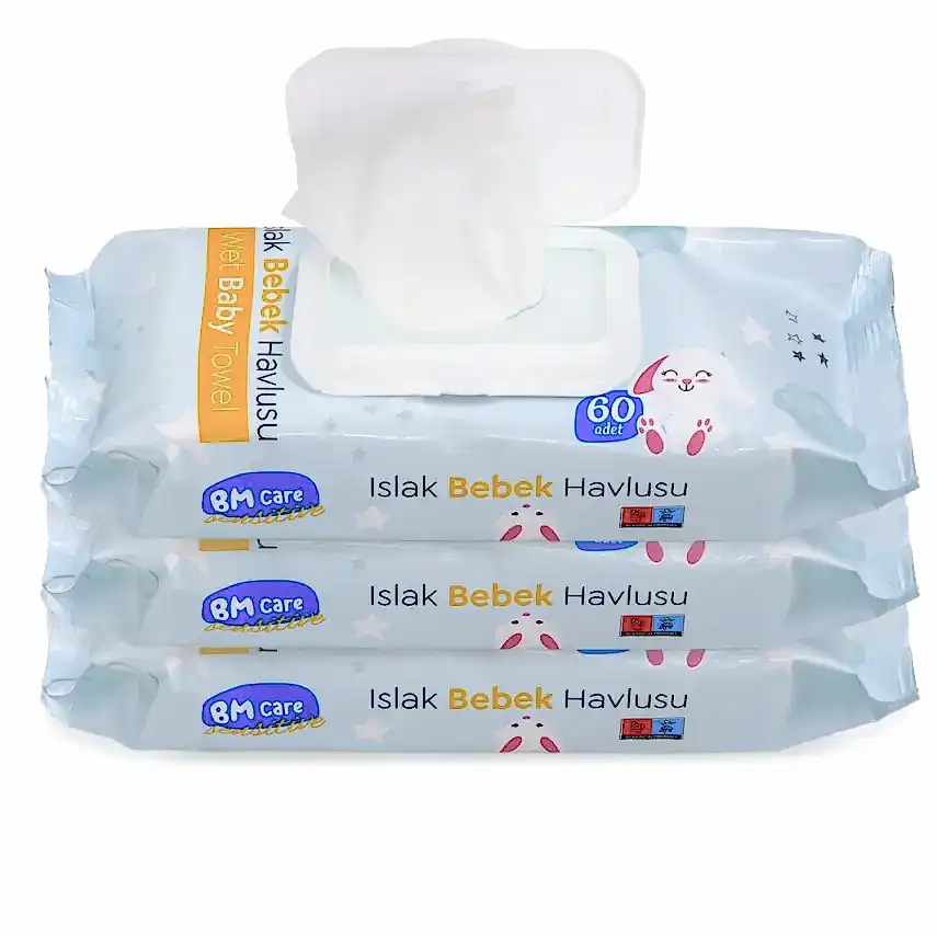 BM Care Sensitive Islak Havlu 3x60lı - 7