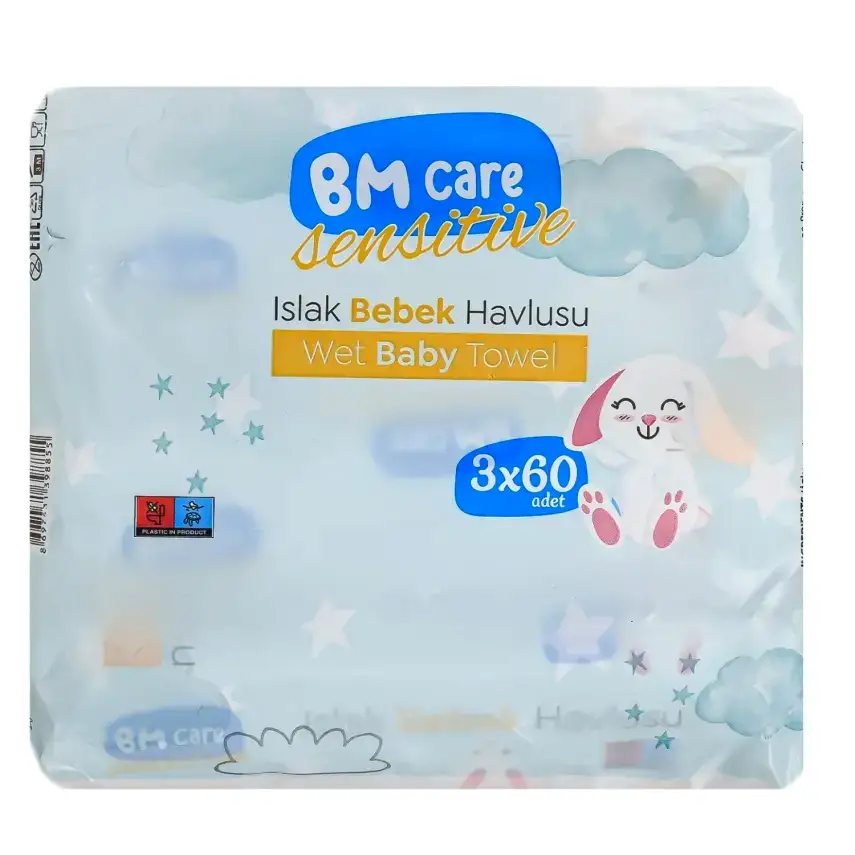 BM Care Sensitive Islak Havlu 3x60lı - 8