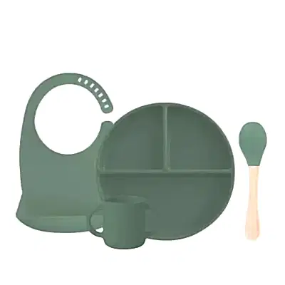 BM Care  Slilkon Beslenme Seti 4lü Yeşil