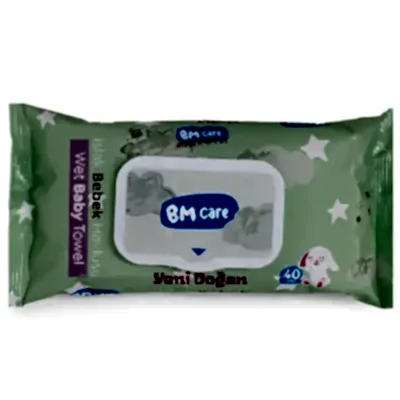 BM Care Yenidoğan Islak Havlu 3x40lı - 6
