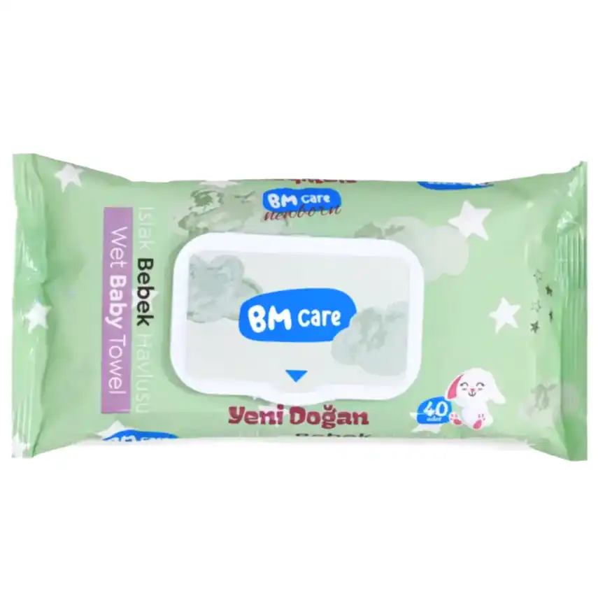 BM Care Yenidoğan Islak Havlu 3x40lı - 6