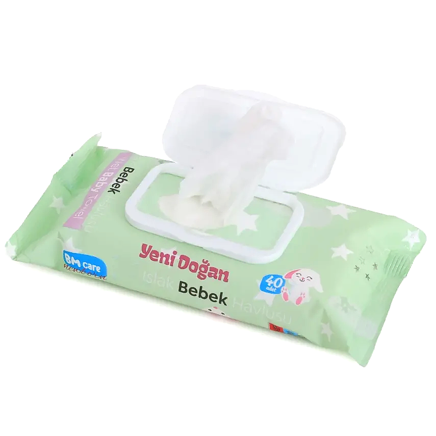 BM Care Yenidoğan Islak Havlu 3x40lı - 4