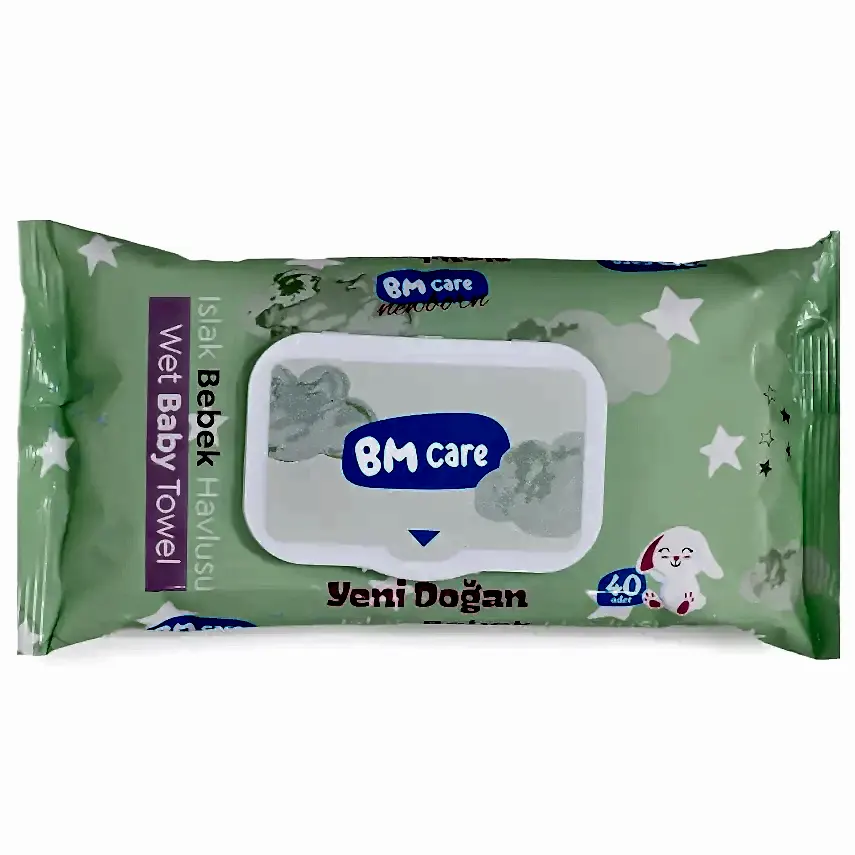 BM Care Yenidoğan Islak Havlu 3x40lı - 8