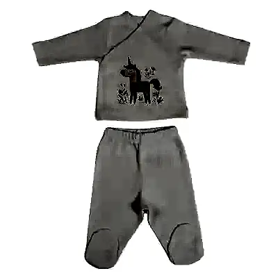 Bm Fabric Unicorn Desenli Yenidoğan 5'li Hastane Çıkışı Kız Bebek - 2