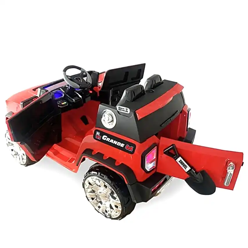 BM Toys Grande Akülü Araba Kumandalı 4*4 12 Volt Kırmızı - 5