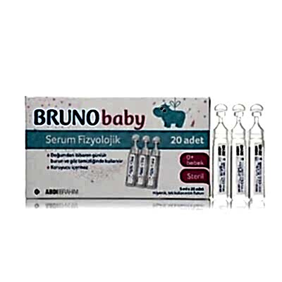 Bruno Serum Fizyolojik 5 ml X 20 Flakon